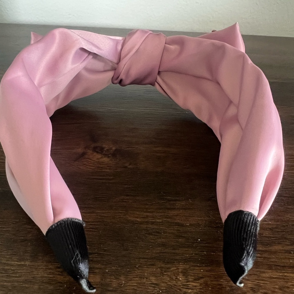 Pink Headband with Gold Chain and Bee Accent - Picture 5 of 5